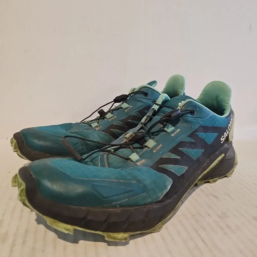 Salomon Supercross 4 Women's Running Shoe Teal size US 9